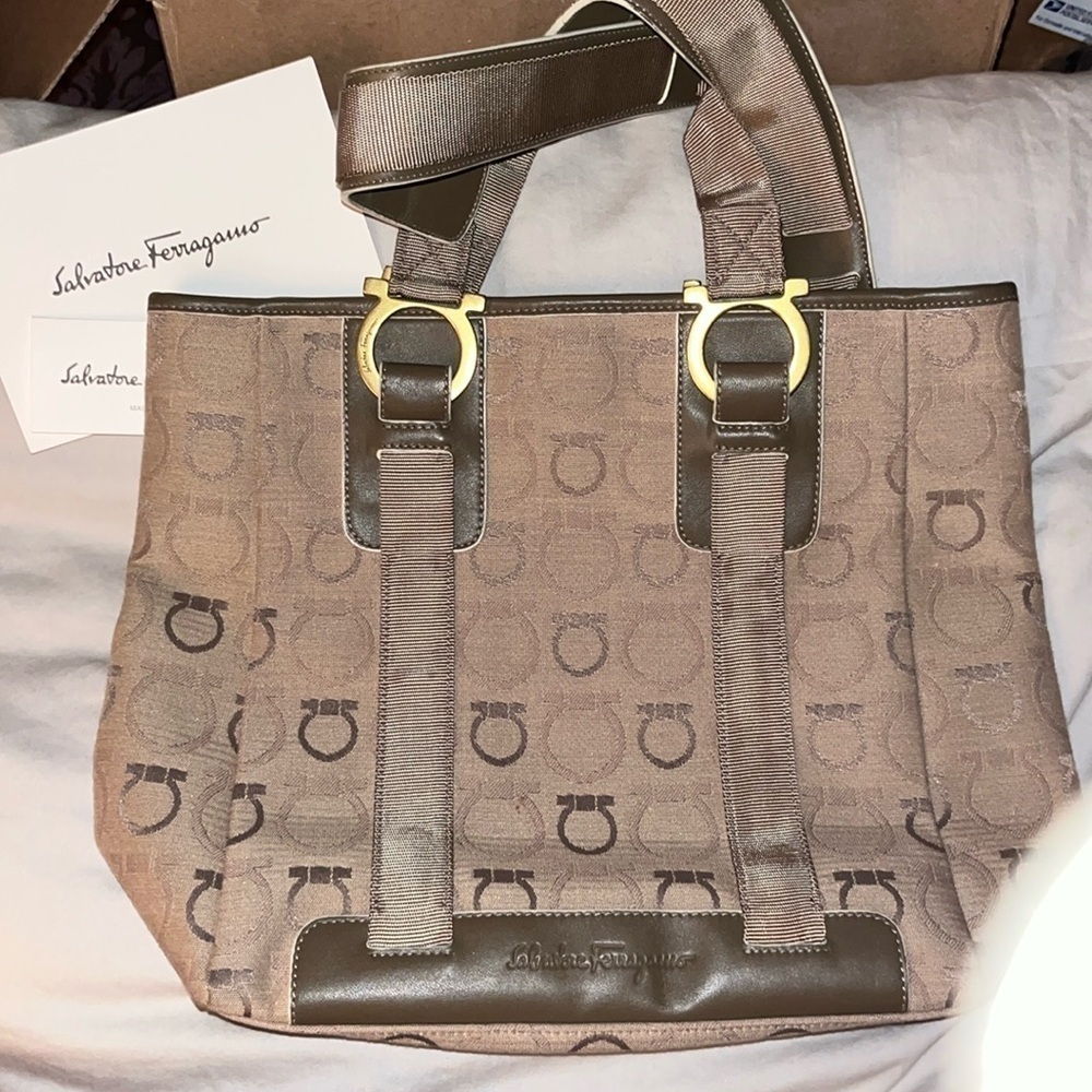Salvatore Ferragamo Gancini Tote